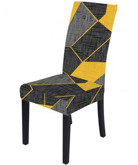 Luxury geometry design printed dining/living room stretchchair back slipcovers covers