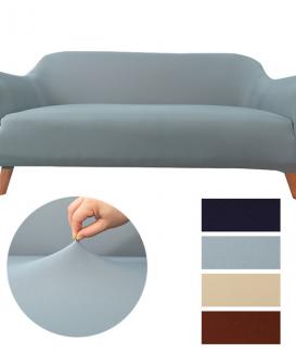 Stretch washable I shape slip settee sofa cover lounge with remobable covers by sanding finished spandex fabric