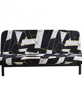 Extra large one piece custom printed patterned easy install sofa couch protector slipcover covers