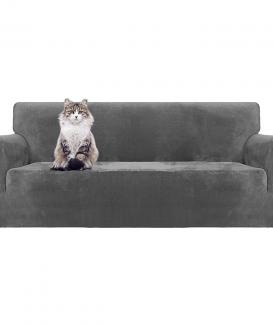 Sofa cover full size gray color maker