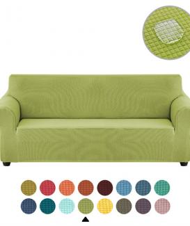 Sofa cover green for l shape