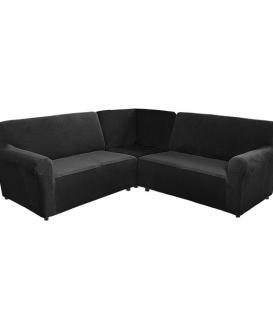 Velvet modern design rattan corner sofa cover