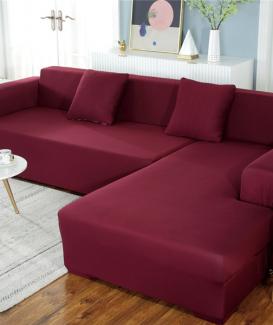 Mordern L shape sofa cover stretch set