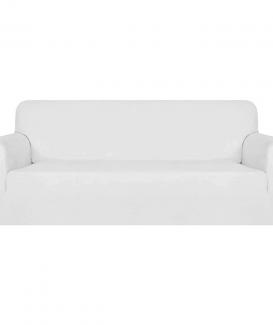 White winter thick plush sofa cover