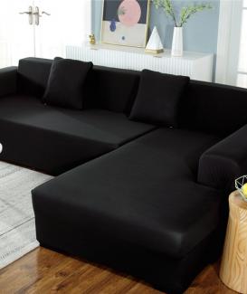 Customized corner sofa cover design