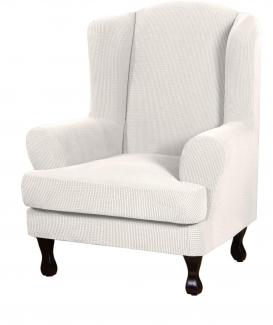 Wingback recliner chair cover slipcover