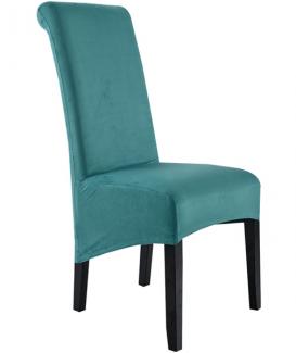 Blue dining room chair cover pattern