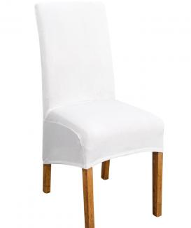 Cheap dining chair cover white