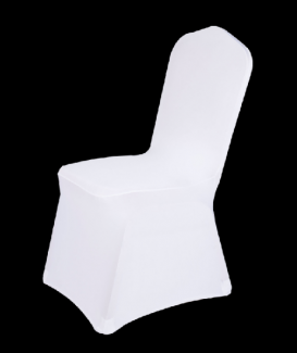 White wedding banquet chair cover spandex universal chair cover