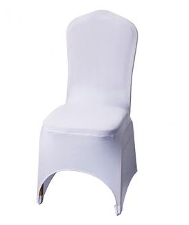 White stretch chair cover universal chair cover