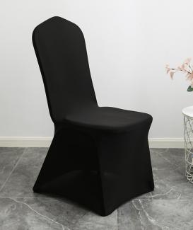 Stretch banquet chair cover black