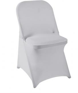 Stretch folding chair cover white cloth cover