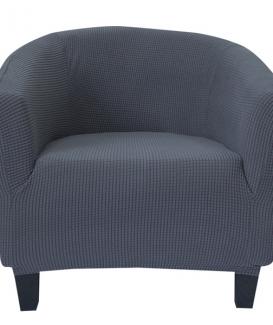 Accent chair slip cover for club chair