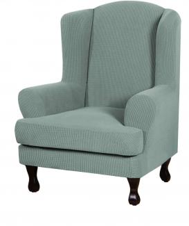 Wholesale green velvet wingback chair cover