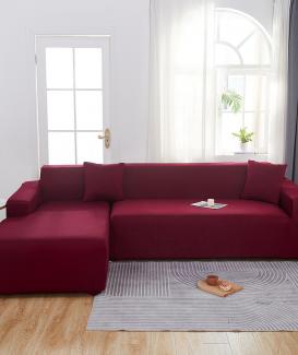 2 piece stretch 6 seater corner sofa cover for sale