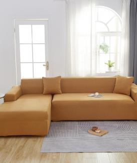 Spandex karlstad sectional sofa cover set