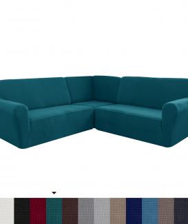 Wholesale 5 seater sofa set cover elastic cover for corner sofa