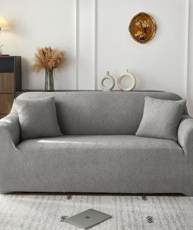 Stretch 110 inch sofa cover gray wholesale