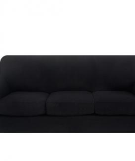 High quality black sofa cover fitted sofa cover